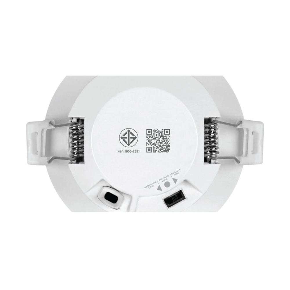 ดาวน์ไลท์ LED LAMPTAN SPOT SCOPE 6 วัตต์ DAYLIGHT/COOL WHITE/WARM WHITE 3.5 นิ้ว สีขาว กลม