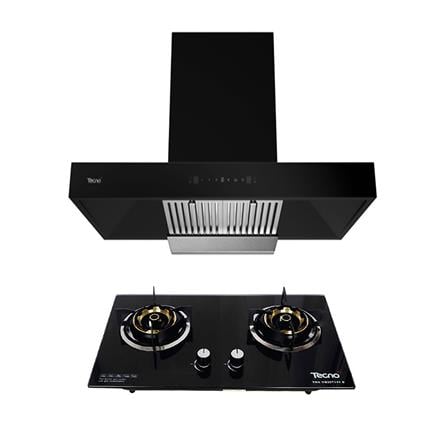 เตาฝัง+เครื่องดูดควัน TECNOSTAR HD90MC/B+HB207141B_0