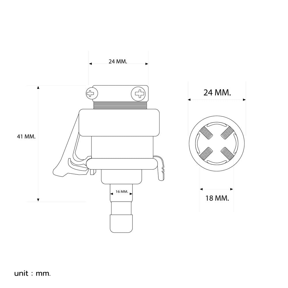 หัวต่อสายน้ำทิ้งเครื่องซักผ้า DONMARK GL-9209