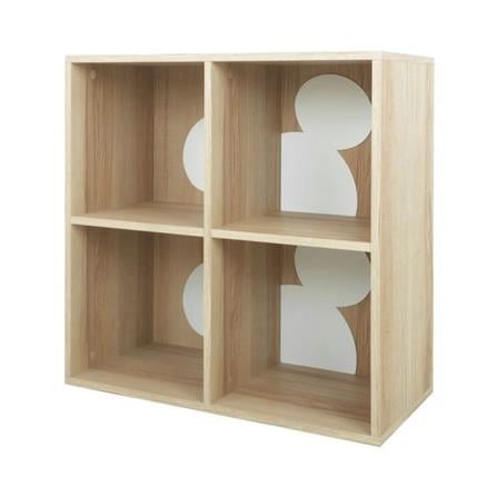 ตู้เตี้ย KONCEPT DISNEY MICKEYCUBE I 4S EMBOSS 19216326 สีไม้อ่อน_1
