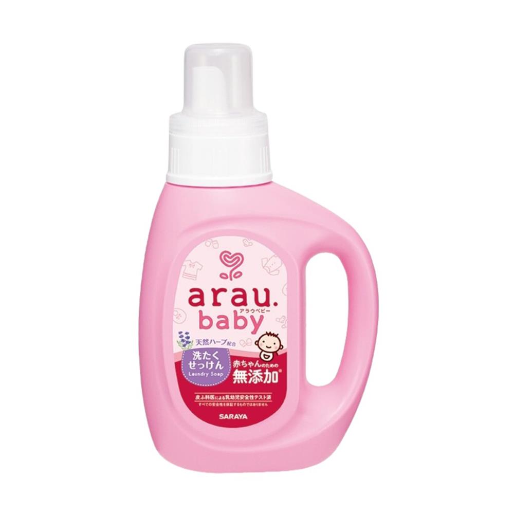 น้ำยาซักผ้าเด็ก ARAU BABY 800 มล. กลิ่นลาเวนเดอร์และสเปียร์มินท์