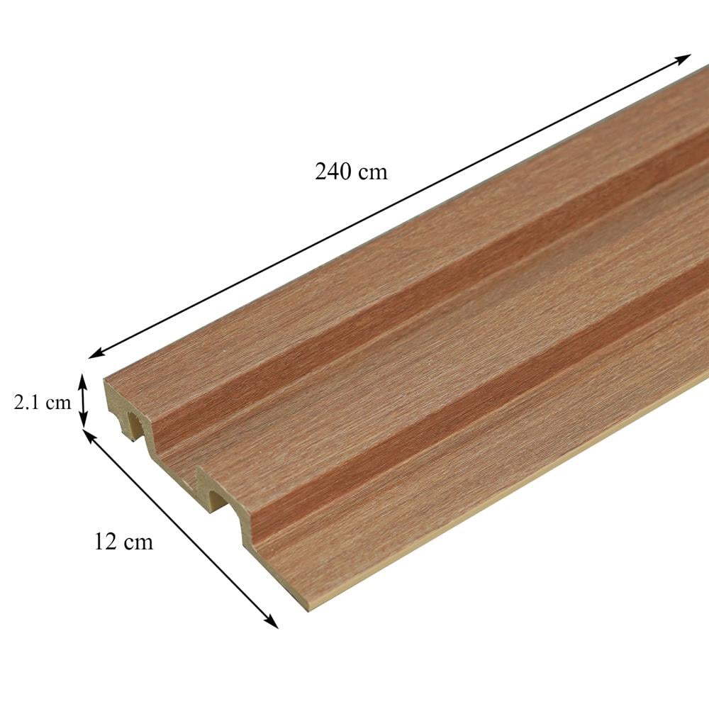 แผ่นผนัง PS CROBERN 1047-708T 12X2.1X240 ซม. สีวอลนัท