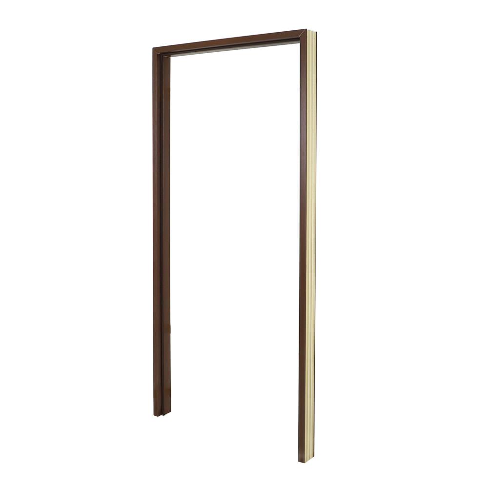 วงกบประตูไม้สังเคราะห์ WPC AZLE ULTRA 4 80x200 ซม. สีน้ำตาล ลายไม้