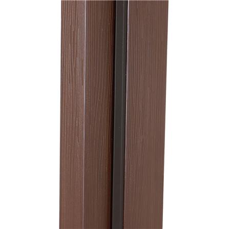 วงกบประตูไม้สังเคราะห์ WPC AZLE ULTRA 4 80x200 ซม. สีน้ำตาล ลายไม้_3