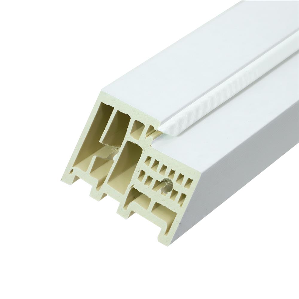 วงกบประตูไม้สังเคราะห์ WPC AZLE ULTRA 4 90x200 ซม. สีขาว ลายไม้