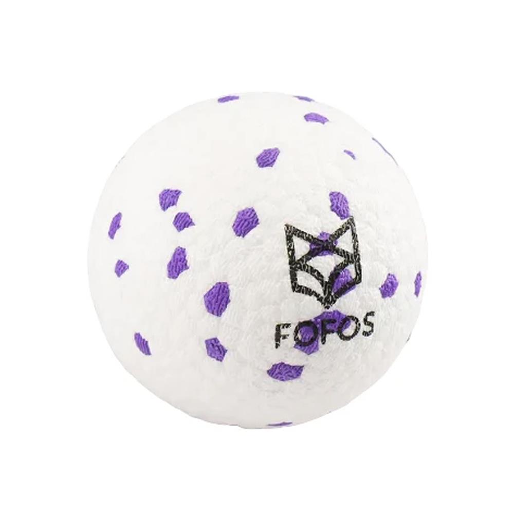 ของเล่นสุนัข FOFOS SUPER BOUNCE BALL ไซซ์ S สีขาว/ม่วง