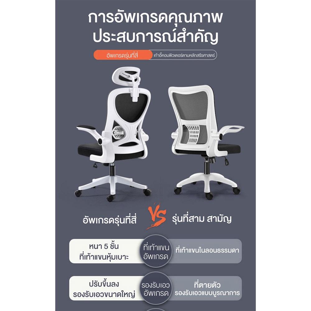 เก้าอี้สำนักงาน HANSEN TD-CHAIRB-BLACK สีดำ