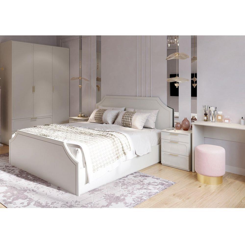 ชุดห้องนอน 5 ฟุต SB FURNITURE QUINN 59060561 สี MAGIC GREY