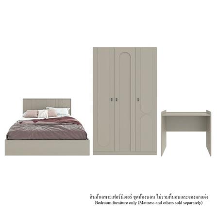 ชุดห้องนอน 6 ฟุต SB FURNITURE LAVIQUE 59060072 สี PASTELA CREAM