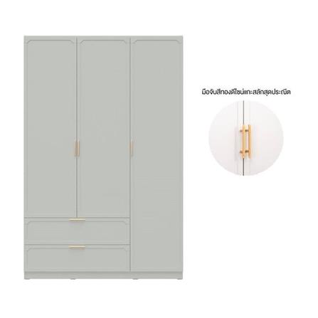 ชุดห้องนอน 5 ฟุต SB FURNITURE QUINN 59060563 สี MAGIC GREY_2