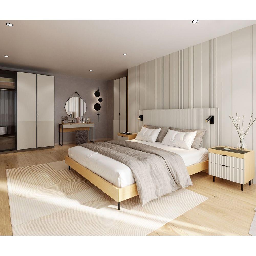 ชุดห้องนอน 6 ฟุต SB FURNITURE WHIZ 59060445 สี MAGIC GREY