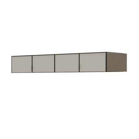 ตู้ท่อนบน SB FURNITURE WHIZ 19228157 200 ซม. สี MAGIC GREY