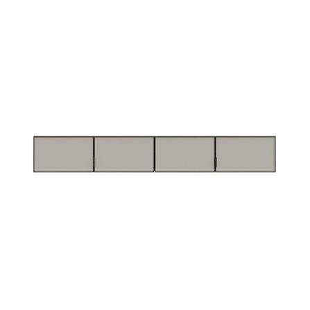ตู้ท่อนบน SB FURNITURE WHIZ 19228157 200 ซม. สี MAGIC GREY_1