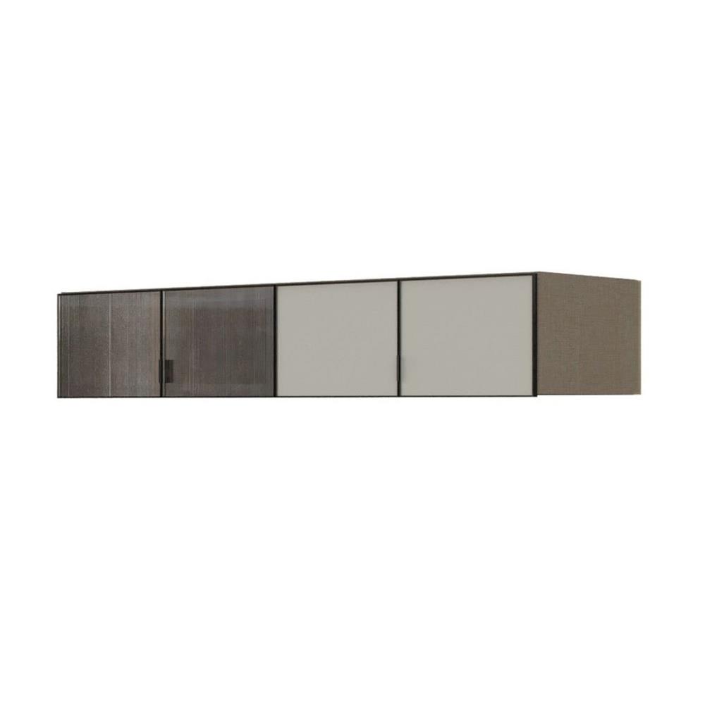 ตู้ท่อนบน SB FURNITURE WHIZ 19228158 200 ซม. สี MAGIC GREY