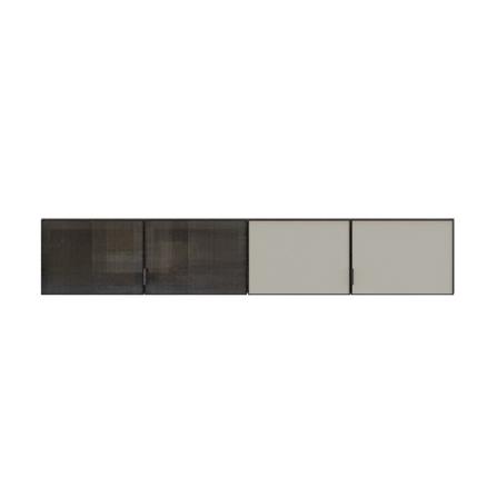 ตู้ท่อนบน SB FURNITURE WHIZ 19228158 200 ซม. สี MAGIC GREY_1