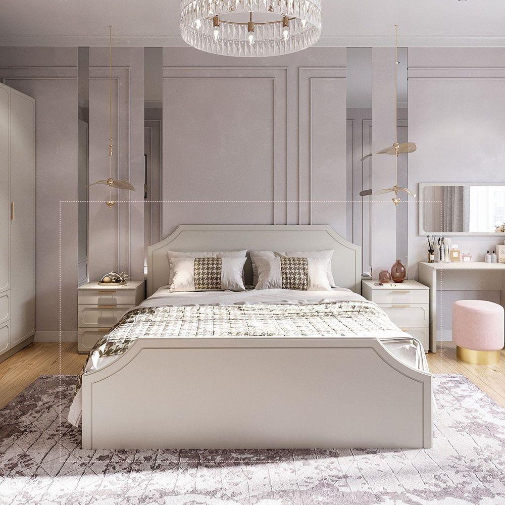 เตียง 6 ฟุต  SB FURNITURE QUINN 19228838 สี MAGIC GREY