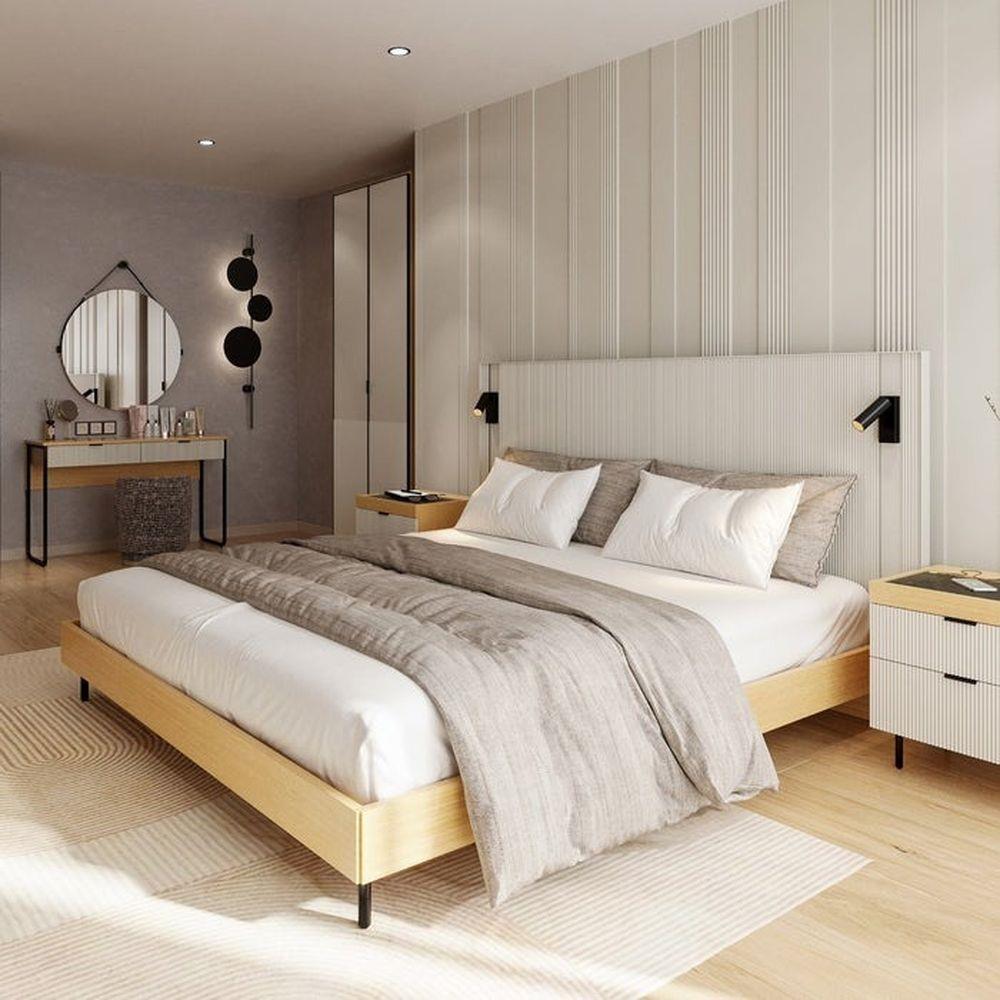 เตียง 6 ฟุต SB FURNITURE WHIZ 19228153 สี MAGIC GREY