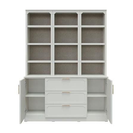 ตู้สูง SB FURNITURE QUINN 19228851 150 ซม. สี MAGIC GREY_2