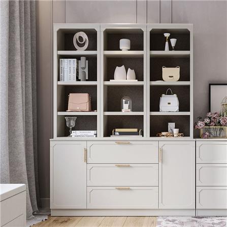 ตู้สูง SB FURNITURE QUINN 19228851 150 ซม. สี MAGIC GREY_4