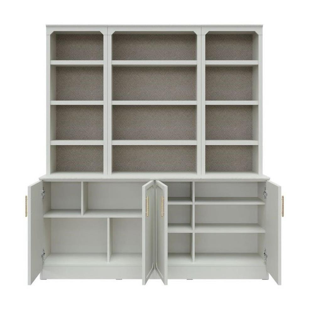 ตู้สูง SB FURNITURE QUINN 19228850 180 ซม. สี MAGIC GREY