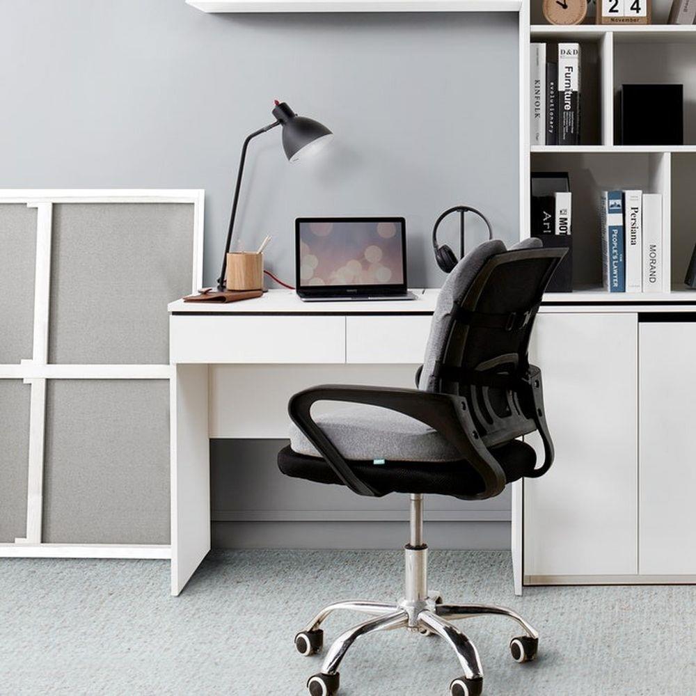 โต๊ะทำงาน SB FURNITURE KEITH 19227823 90 ซม. สีขาว