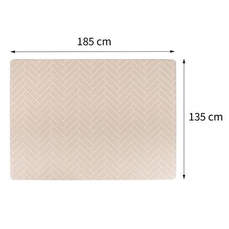 แผ่นอเนกประสงค์ HOME LIVING STYLE HAYDEN 135X185 ซม. สีครีม_9