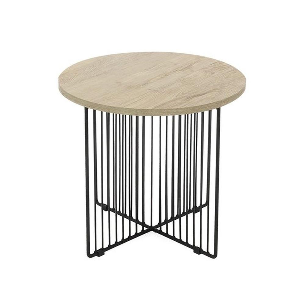 โต๊ะข้าง SB FURNITURE TYRA 19221319 50 ซม. สีโอ๊ค