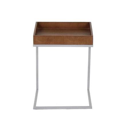 โต๊ะข้าง SB FURNITURE ART 19109630 40 ซม. สีไม้เข้ม_1