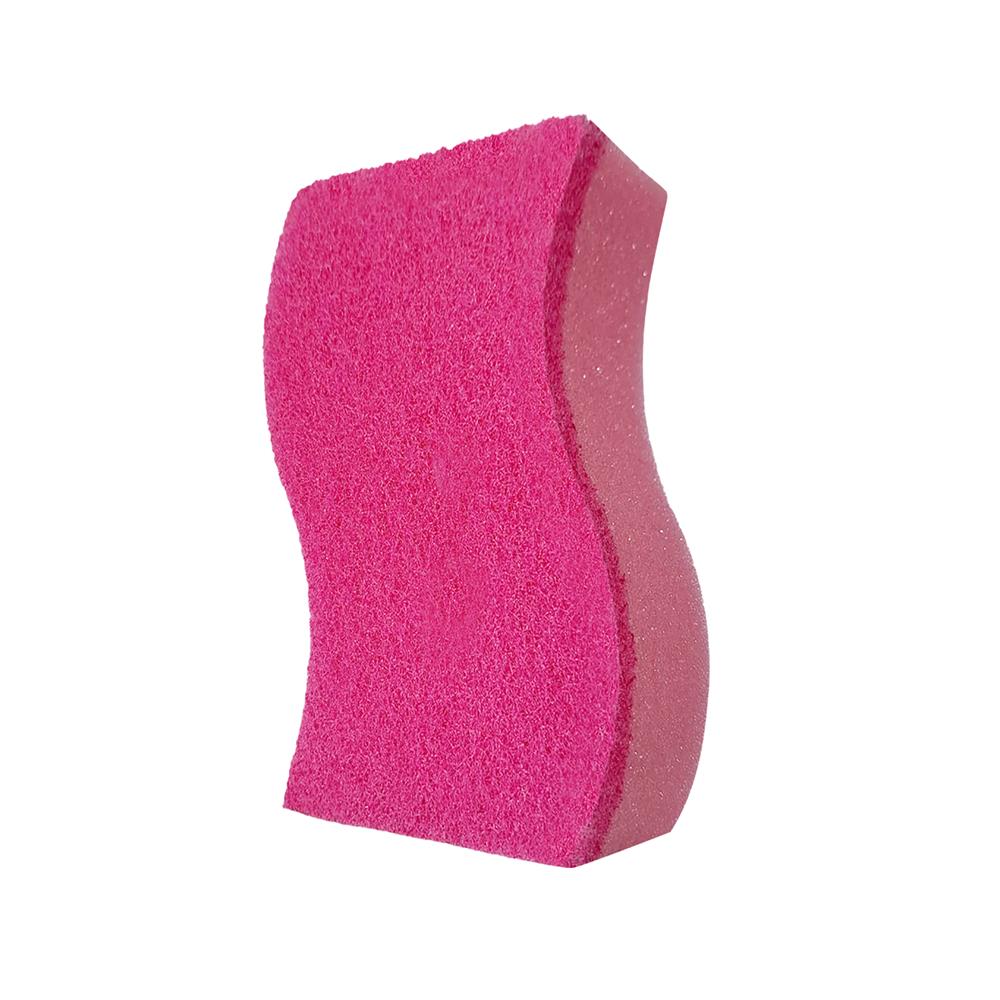 ฟองน้ำพร้อมใยขัด SCOTCH-BRITE ANTIBACTERIAL 11.5x7ซม. สีชมพู (แพ็ก 2 แถม 1)