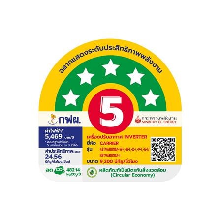 แอร์ผนัง CARRIER 42TVAB010API 9200 บีทียู อินเวอร์เตอร์_4