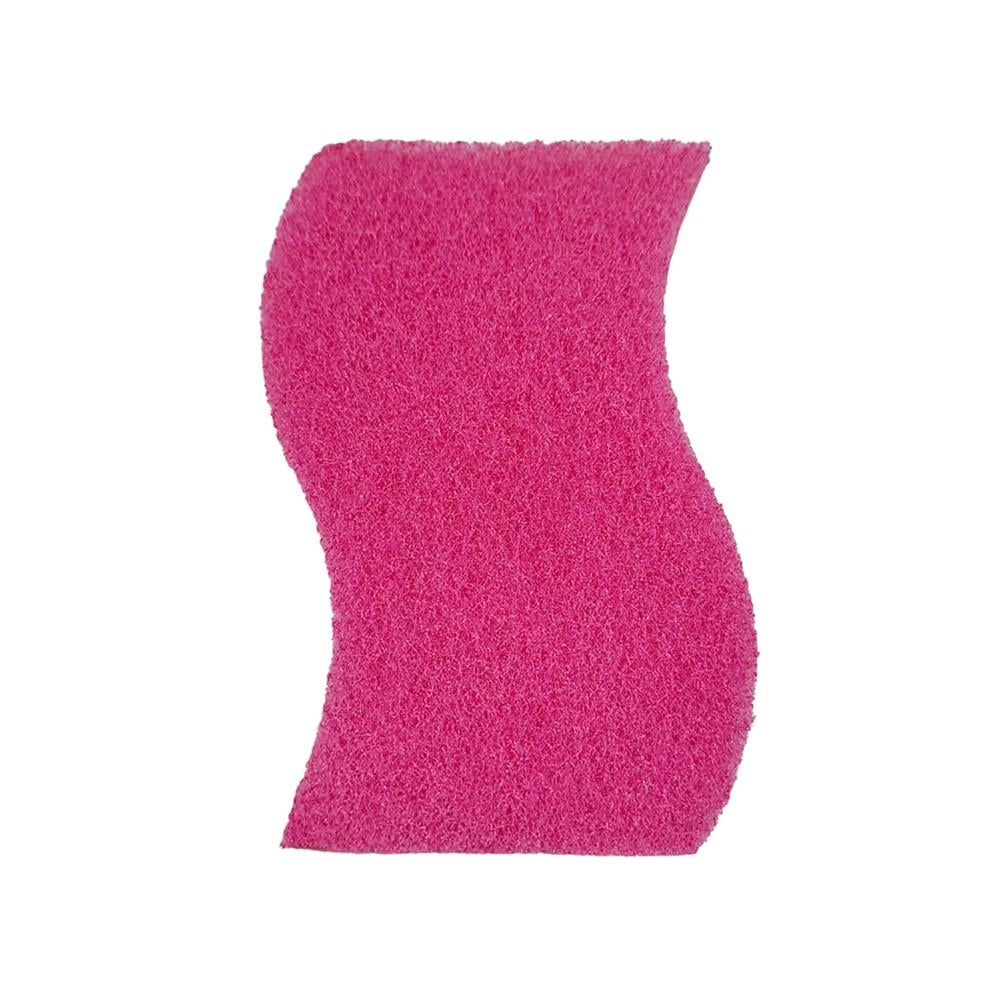 ฟองน้ำพร้อมใยขัด SCOTCH-BRITE ANTIBACTERIAL 11.5x7 ซม. สีชมพู