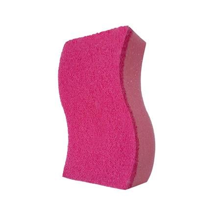 ฟองน้ำพร้อมใยขัด SCOTCH-BRITE ANTIBACTERIAL 11.5x7 ซม. สีชมพู_1