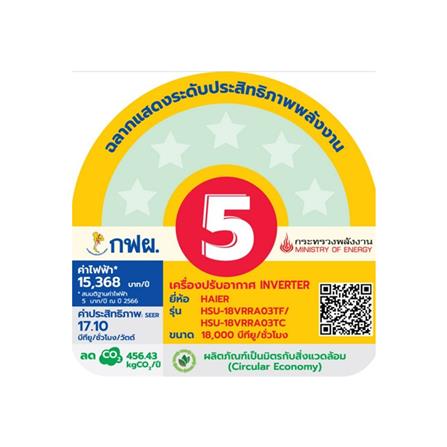 แอร์ผนัง HAIER HSU-18VRRA03T 18000 บีทียู อินเวอร์เตอร์_3