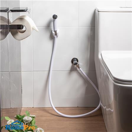 สายฉีดชำระครบชุด RASLAND H811-H3579 สีขาว_2