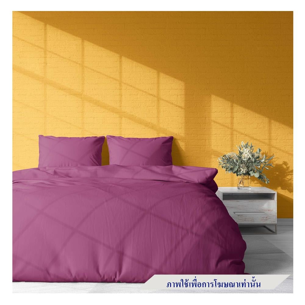 ผ้าปูที่นอน 9.5 ฟุต BED CLIP MICROTEX 14 นิ้ว สี DARK PINK