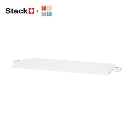 แผ่นชั้นไม้ MDF STACKO X TUGU 80X40X1.5 ซม. สีขาว_1