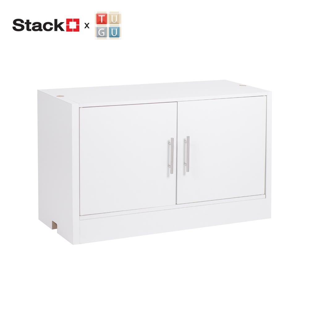 กล่องบานปิด MDF STACKOXTUGU 92.6X40X57 ซม. สีขาว
