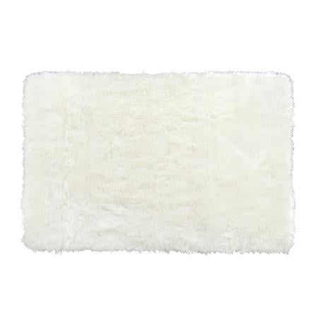 พรมขนแกะเทียม BENETTA ALICIA 120X180 ซม. สีขาว_1