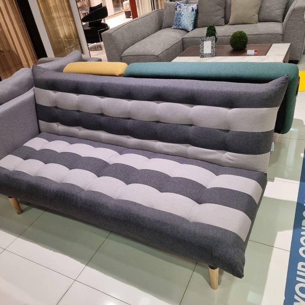 โซฟาเบด 3 ที่นั่ง SB FURNITURE MINDA 19170383 สีเทา