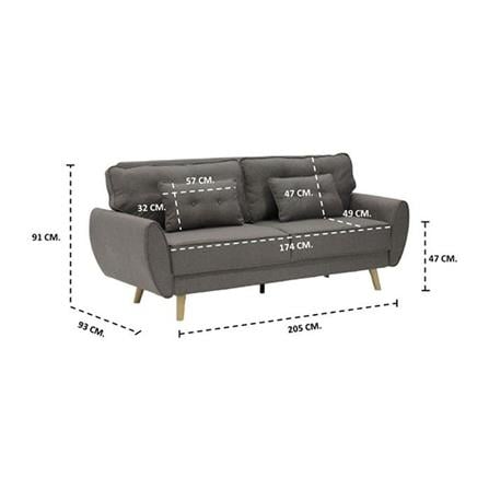โซฟาเบด KONCEPT MACHINE 19170390 สีน้ำตาล_3