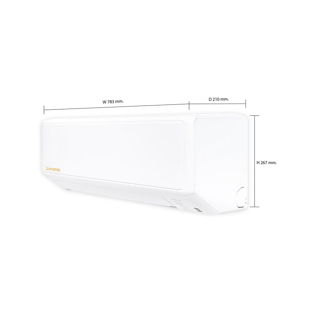 แอร์ผนัง MITSUBISHI HEAVY DUTY DXK13YYP-W1 12478 บีทียู อินเวอร์เตอร์