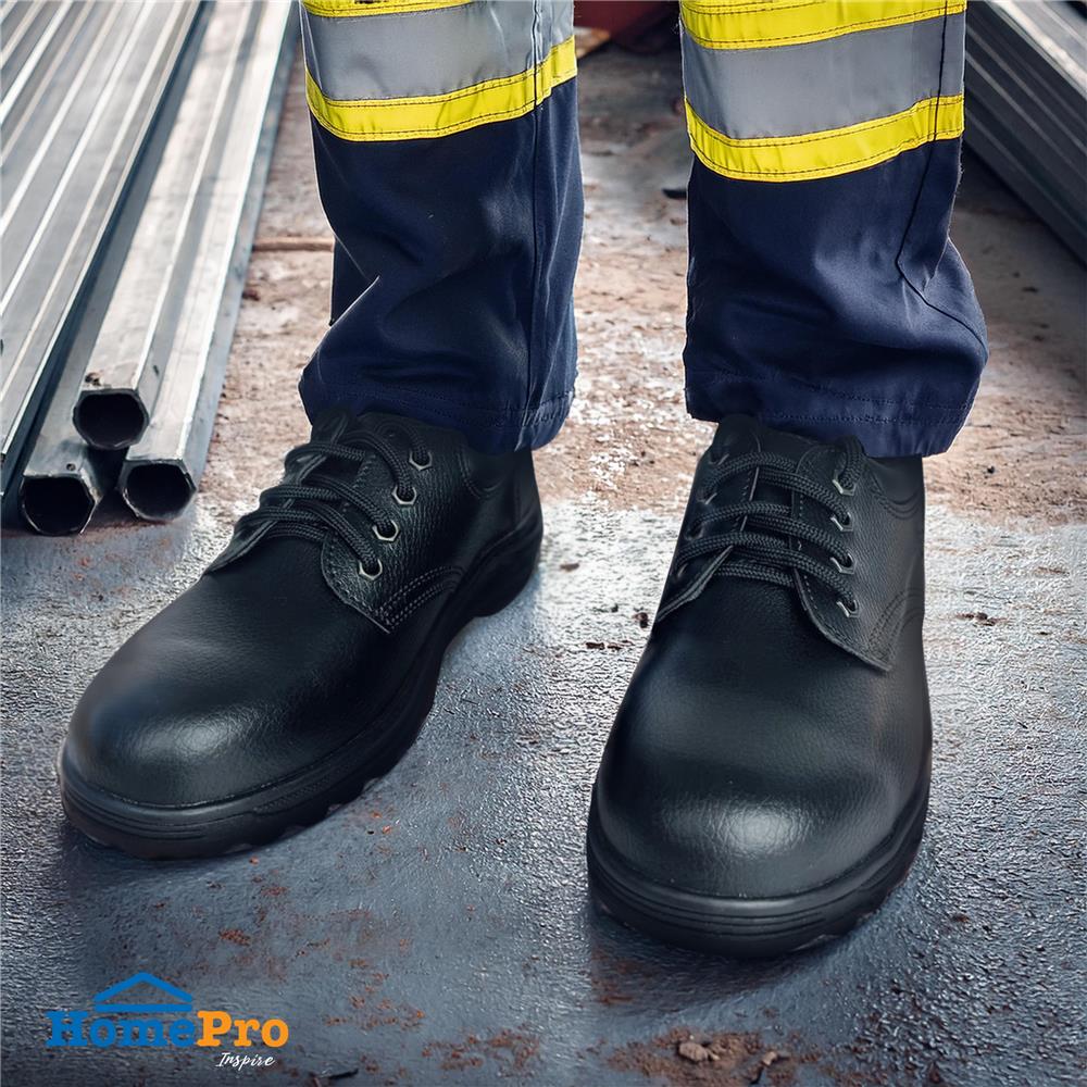 รองเท้านิรภัย DEXZON STANDARD เบอร์ 45 สีดำ