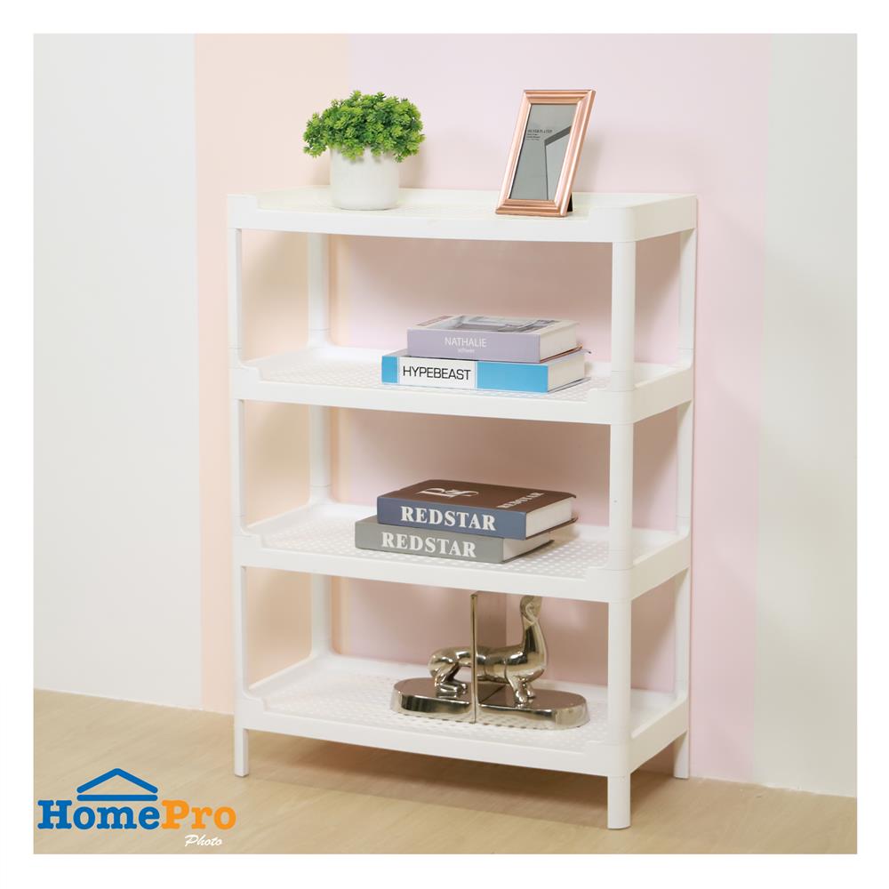 ชั้นพลาสติก 4 ชั้น STACKO HH-1066/4 65x30x89.5 ซม. สีขาว