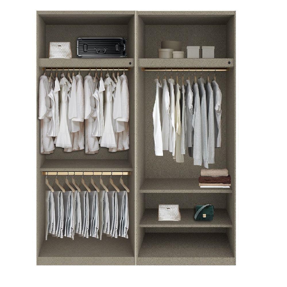 ตู้เสื้อผ้า 4 บานเปิด SB BUILT IN WARDROBE PLUS 59061080 200 ซม. สีไม้อ่อน