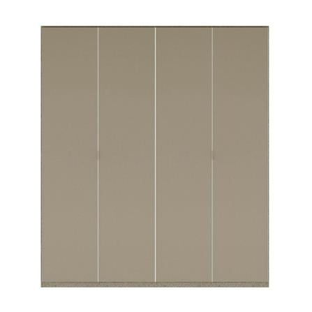 ตู้เสื้อผ้า 4 บานเปิด SB BUILT IN WARDROBE PLUS 59060950 200 ซม. สี RIO BROWN