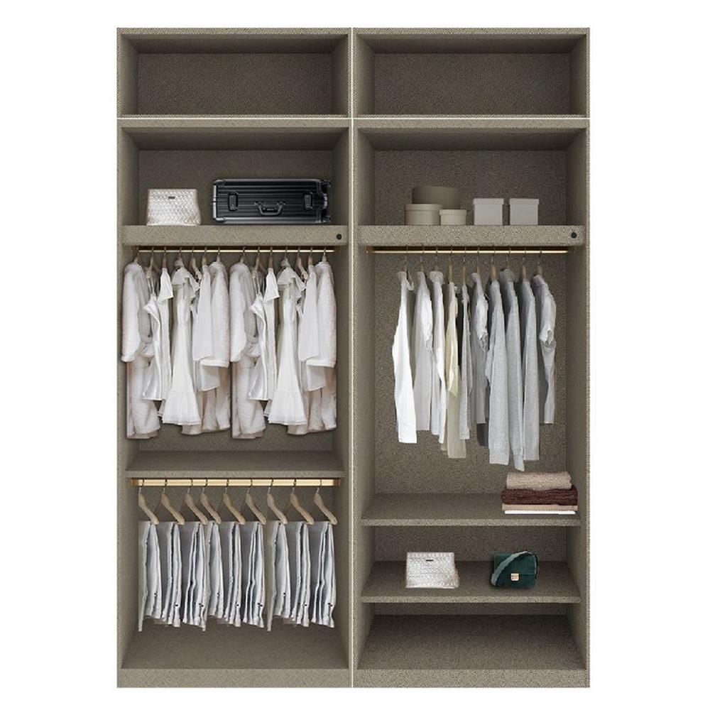 ตู้เสื้อผ้า 4 บานเปิด SB BUILT IN WARDROBE PLUS 59061054 200 ซม. สีขาว