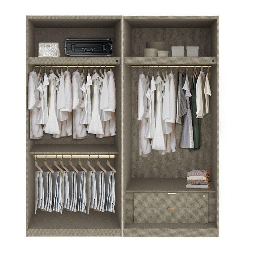 ตู้เสื้อผ้า 4 บานเปิด SB BUILT IN WARDROBE PLUS 59061005 200 ซม. สีชมพู