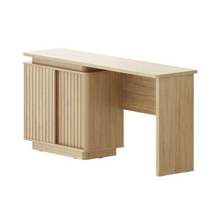 โต๊ะเครื่องแป้ง SB FURNITURE VALLEY 19230517 160 ซม. สีไม้อ่อน