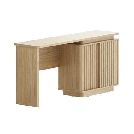 โต๊ะเครื่องแป้ง SB FURNITURE VALLEY 19230518 160 ซม. สีไม้อ่อน