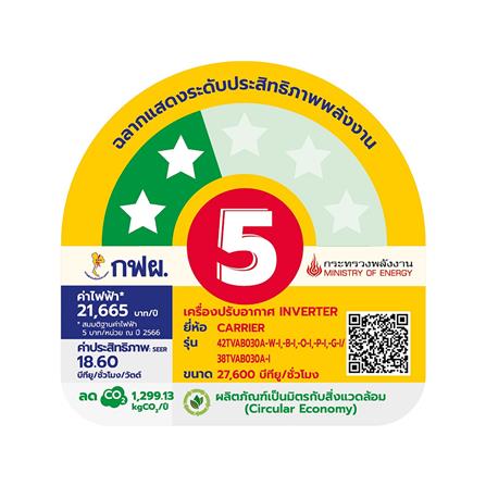 แอร์ผนัง CARRIER 42TVAB030AOI 27600BTU INV_4